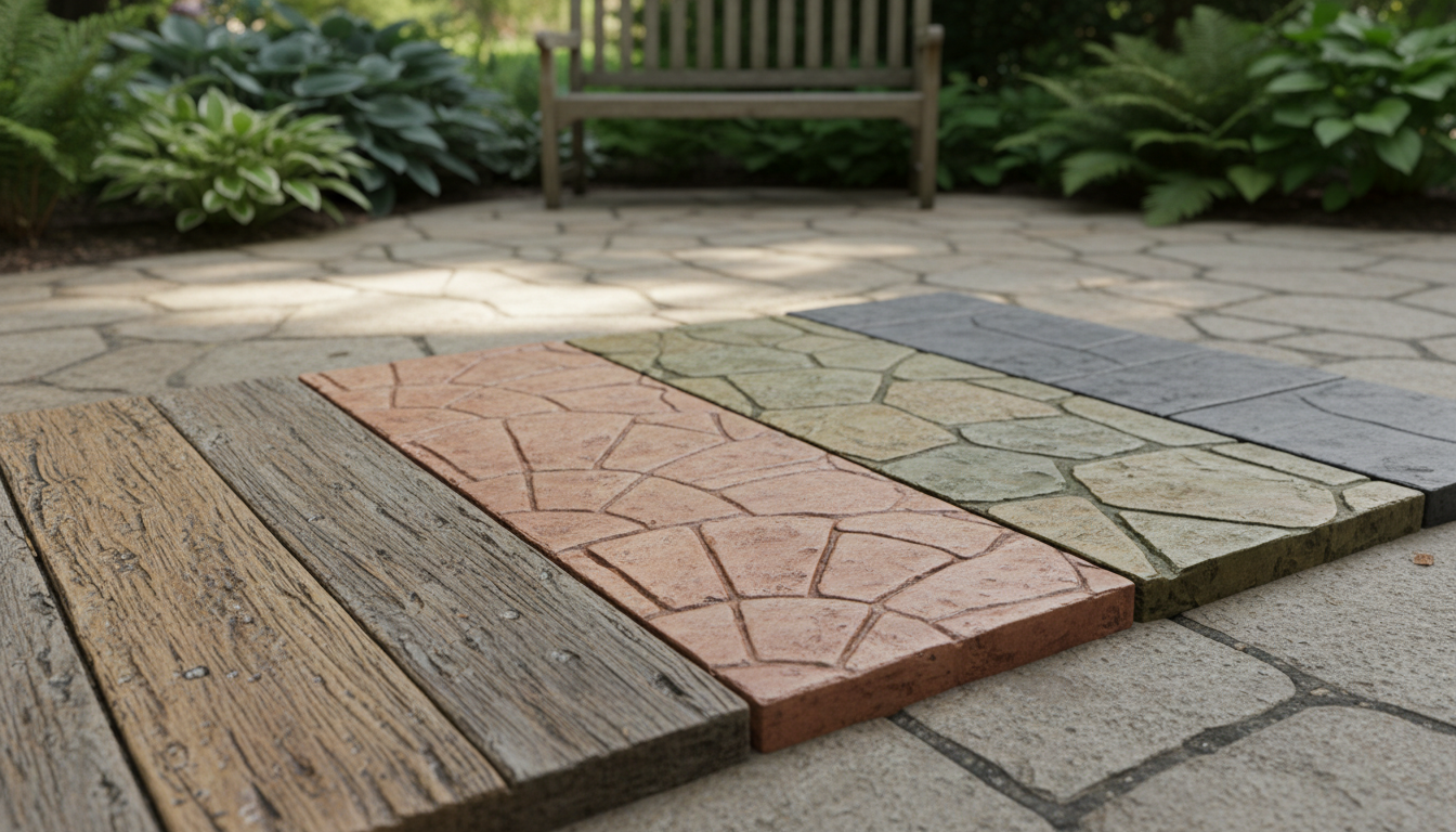 Comment choisir le bon motif de béton imprimé pour votre projet ?