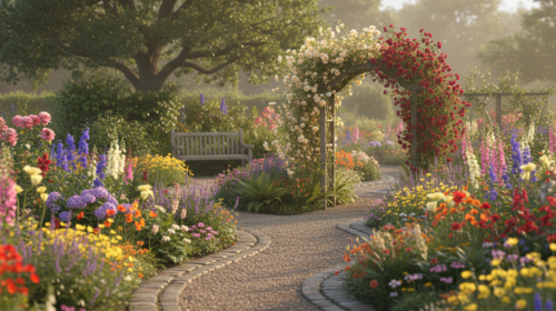 découvrez comment concevoir et entretenir une cour anglaise élégante et intemporelle, alliant charme naturel et sophistication pour un jardin harmonieux toute l'année.